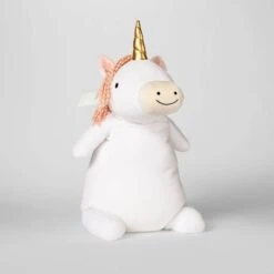 Unicorn Weighted Plush Kids' Throw Pillow White/Blush - Pillowfort™ -Pillowfort GUEST 3dd547d8 4878 4691 ac22 a59e059bd141