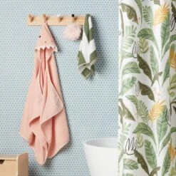 Pillowfort 40 25"x50" Pink Dinosaur Kids' Hooded Towel - Pillowfort™