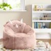 Dino Kids' Bean Bag Chair Pink - Pillowfort™ 1 Dino Kids' Bean Bag Chair Pink - Pillowfort™ -Pillowfort GUEST bf7be559 76f4 4b04 b609 2d00791a5d13